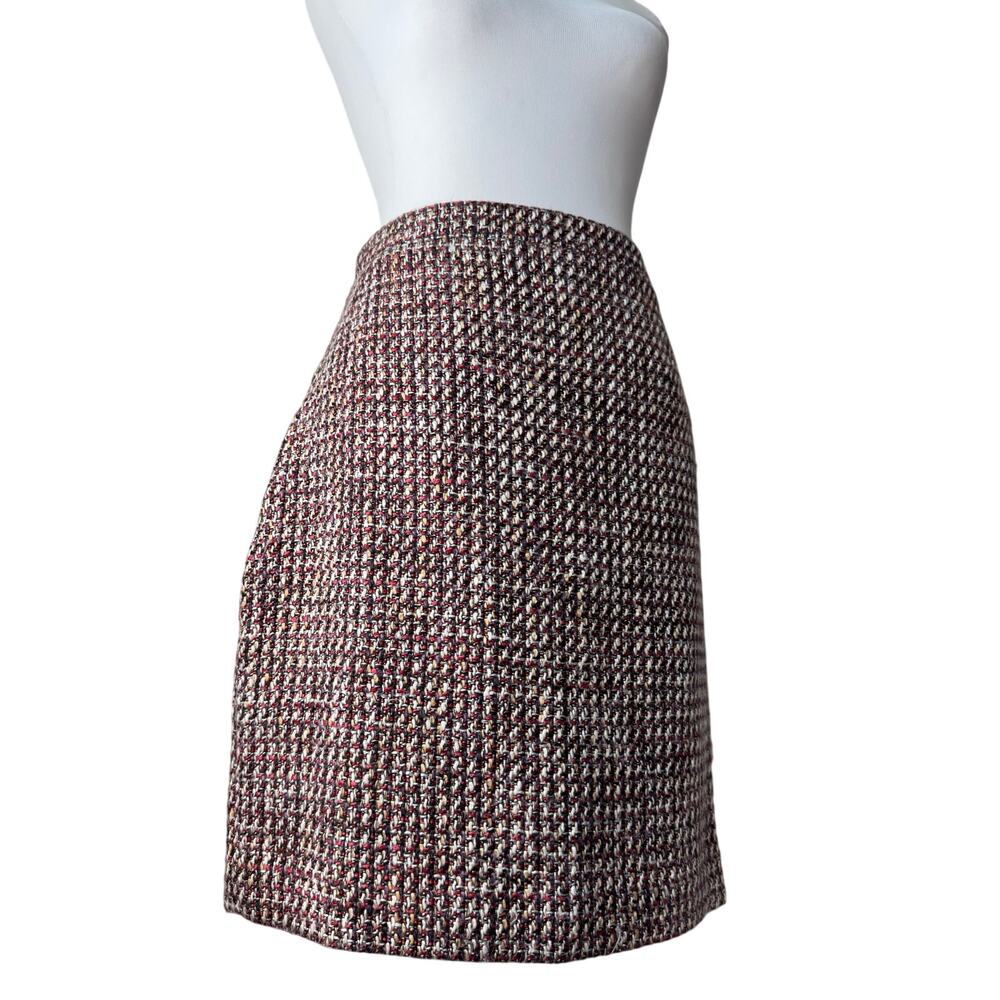 Ann Taylor Loft Outlet Multicolored Textured Mini Skirt